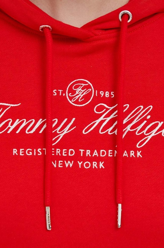 Tommy Hilfiger bluza bawełniana WW0WW40291 czerwony