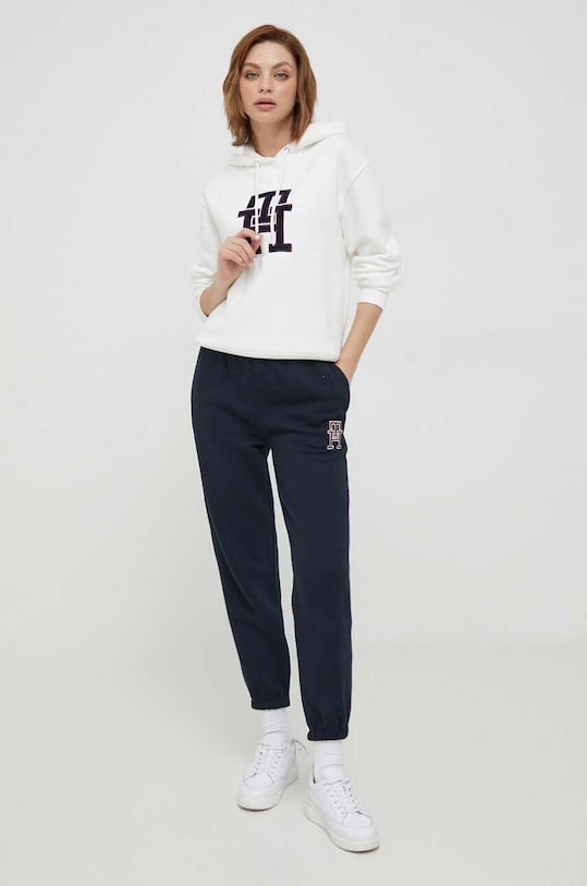Μπλούζα Tommy Hilfiger WW0WW40839 λευκό AW23