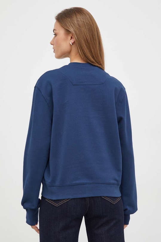 Одежда Хлопковая кофта Trussardi 56F00276.1T006158 тёмно-синий