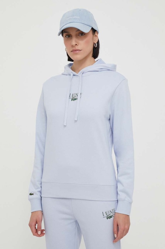 Lacoste bluza z kapturem niebieski SF0884
