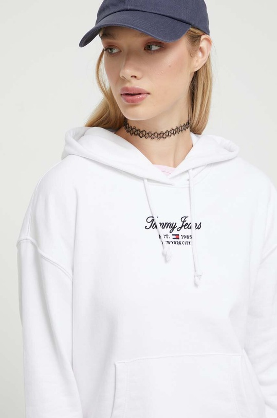 Ρούχα Μπλούζα Tommy Jeans DW0DW16406 λευκό
