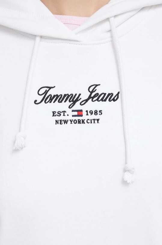 Μπλούζα Tommy Jeans λευκό DW0DW16406