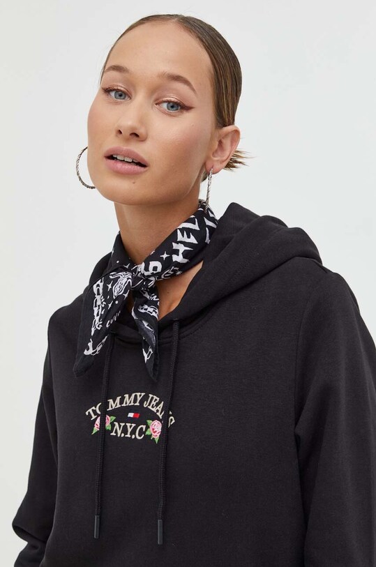 Tommy Jeans bluza negru DW0DW16905