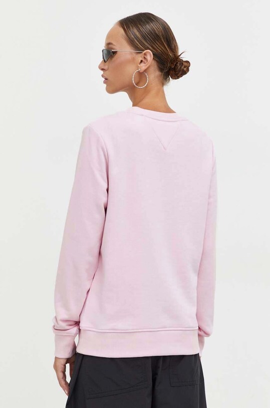 Ρούχα Μπλούζα Tommy Jeans DW0DW16931 ροζ