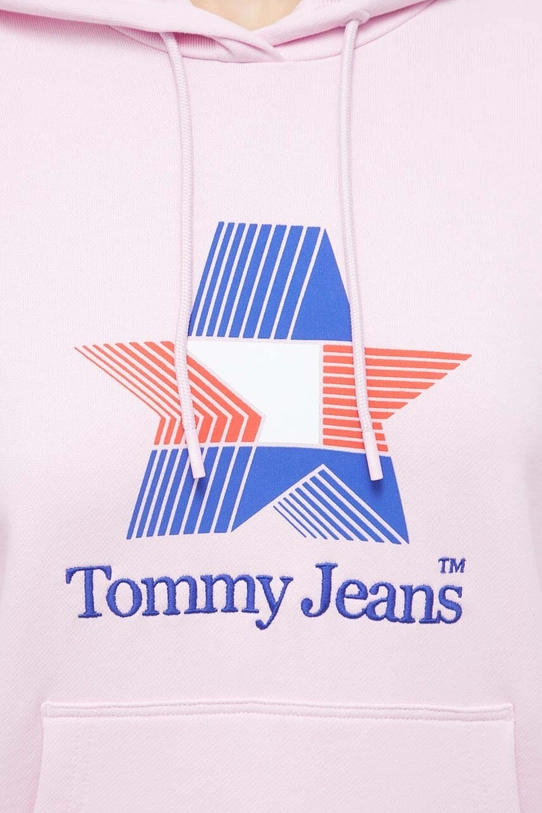 Tommy Jeans bluza bawełniana DW0DW17690 różowy