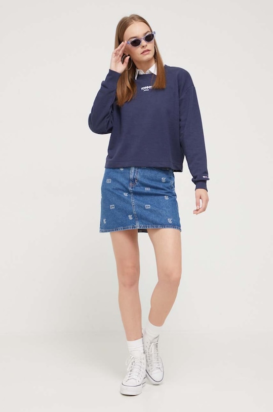Tommy Jeans bluza DW0DW16393 granatowy AW23