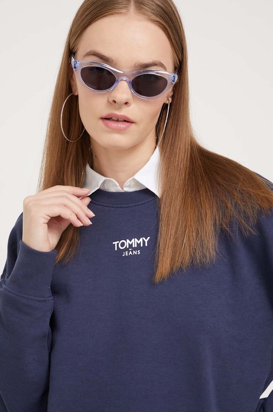 Tommy Jeans bluza granatowy DW0DW16393