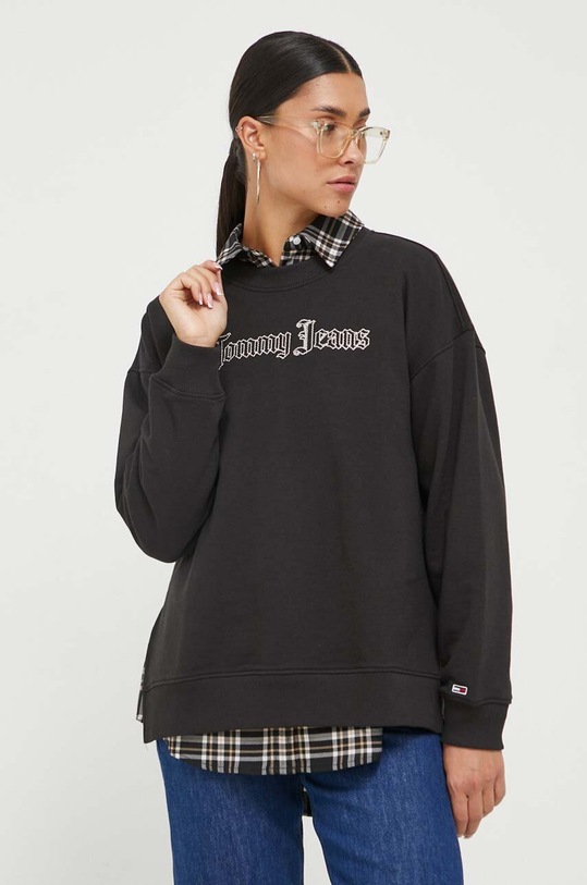 Îmbrăcăminte Tommy Jeans bluza DW0DW16401 negru