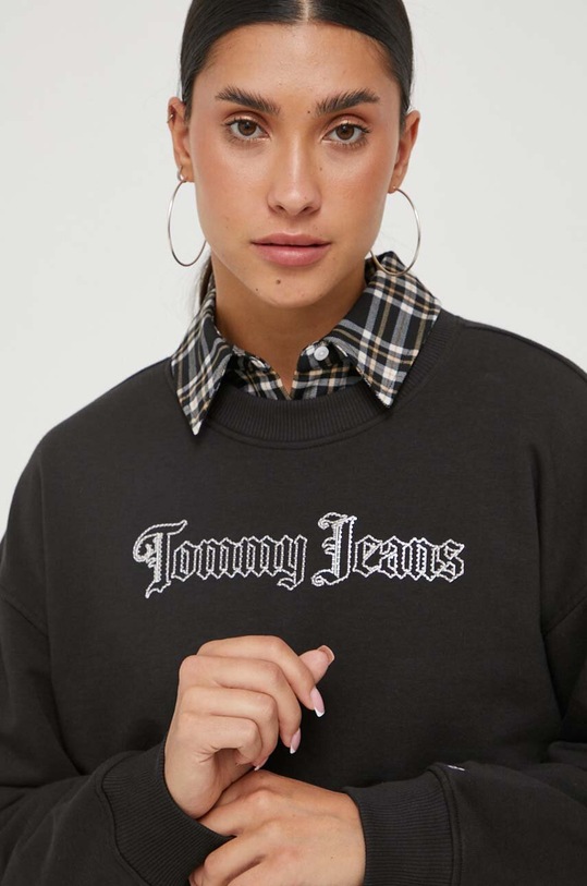 Tommy Jeans bluza DW0DW16401 negru