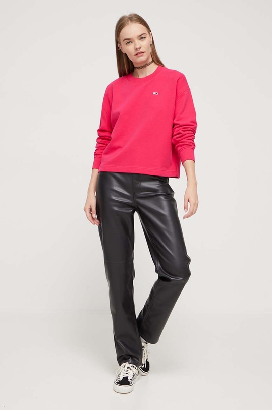 Tommy Jeans bluza bawełniana DW0DW16402 niebieski AW23