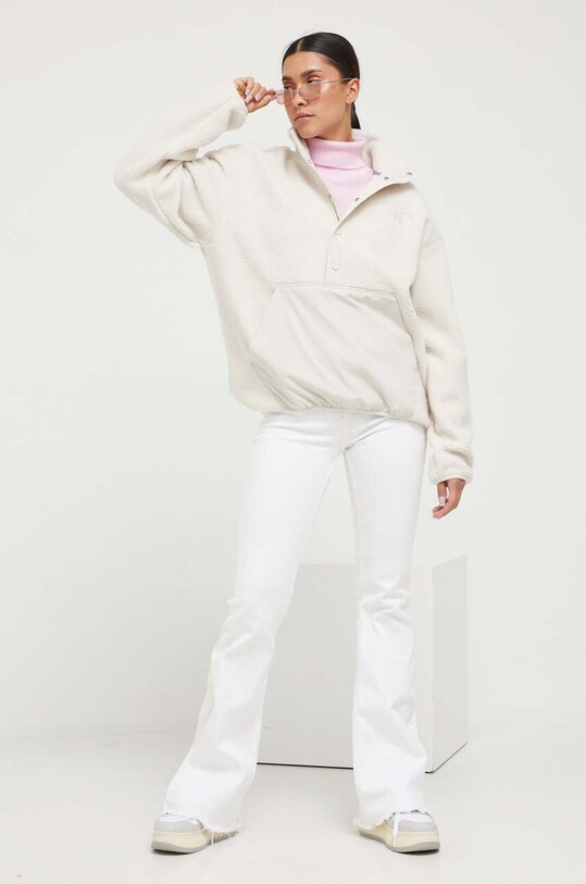 Μπλούζα Tommy Jeans DW0DW16414 μπεζ AW23