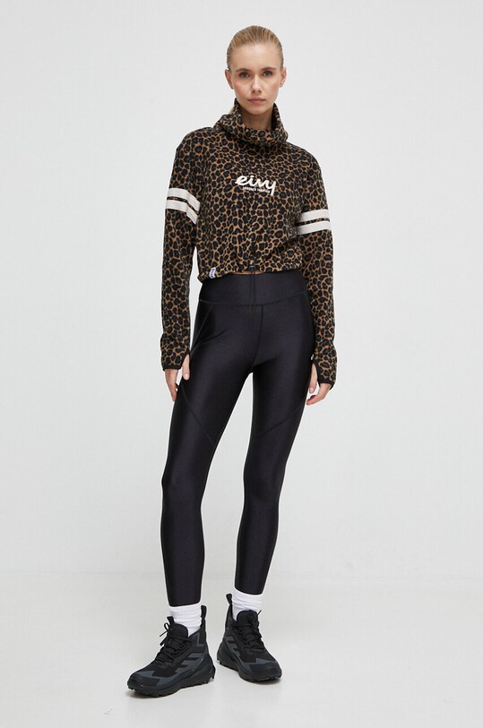 Αθλητική μπλούζα Eivy Peg Cropped A00309010 καφέ AW23
