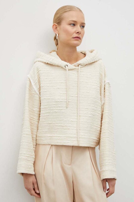 Mikina BA&SH s kapucí béžová 1H23ADO