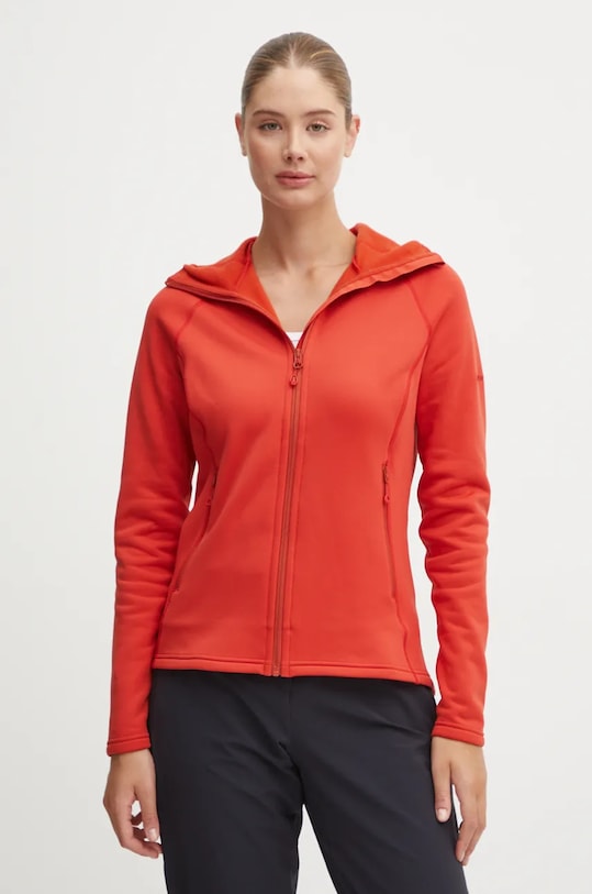 Montane bluza sportowa Fury z kapturem czerwony FFRYH15