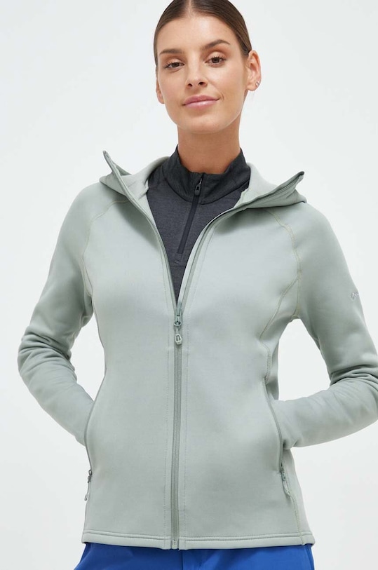 Спортивна кофта Montane Fury з капюшоном зелений FFRYH15