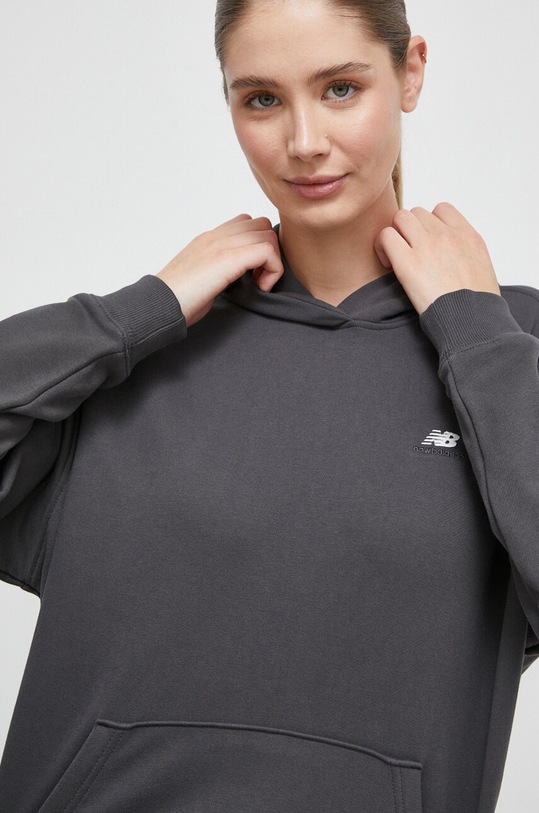 New Balance hanorac de bumbac gri WT33524ACK
