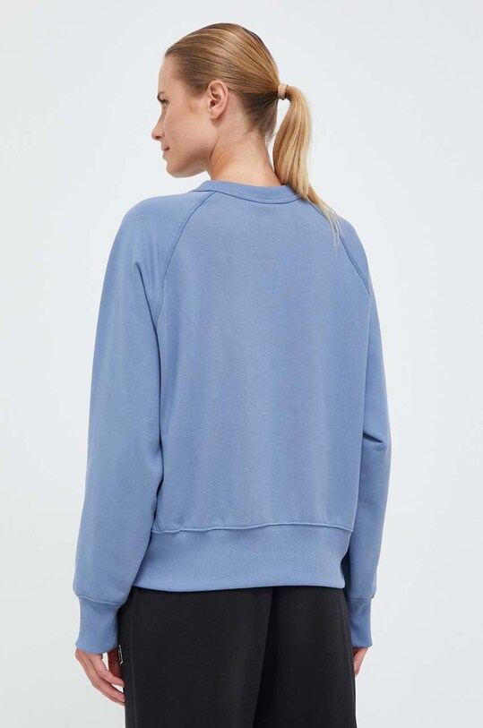 Odzież New Balance bluza bawełniana WT31500MYL niebieski