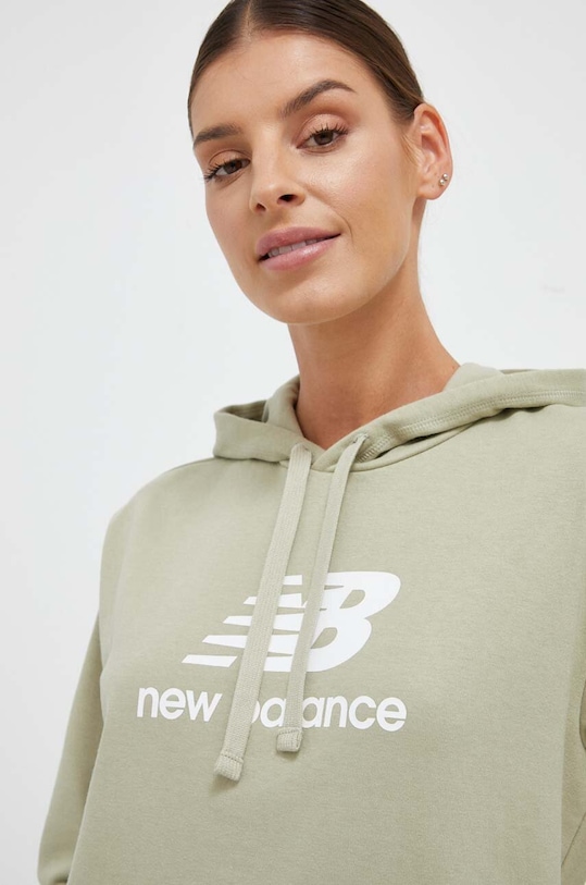 Суичър New Balance зелен WT31533FUG