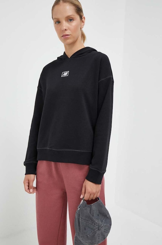 New Balance bluza print negru WT33512BK