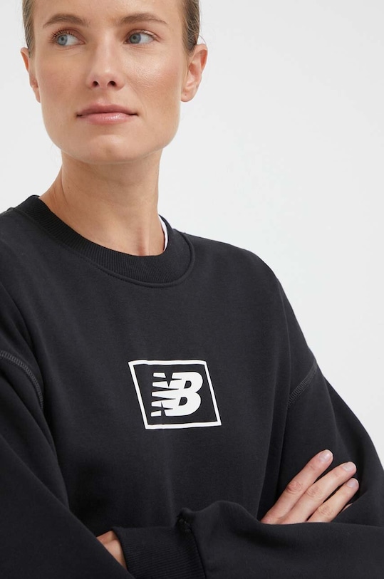 New Balance bluza czarny WT33514BK