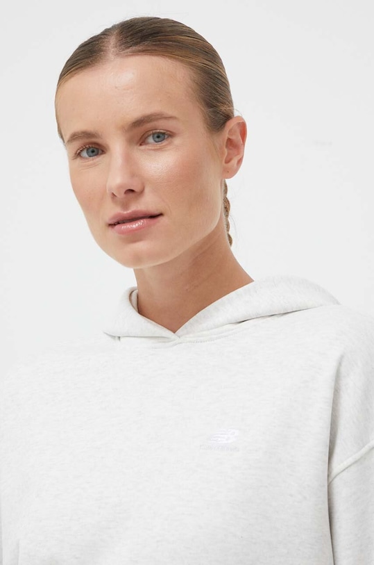 New Balance hanorac de bumbac gri WT33524SAH