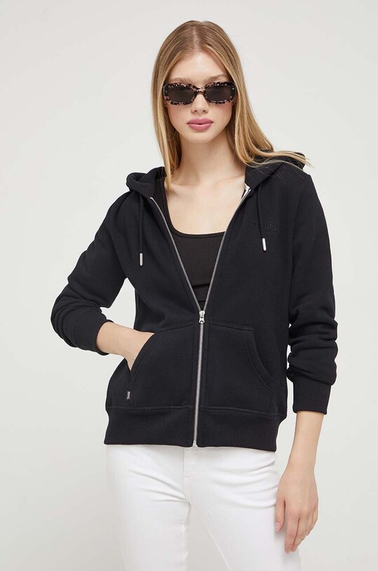 Кофта Superdry с капюшоном чёрный W2012047A.02A
