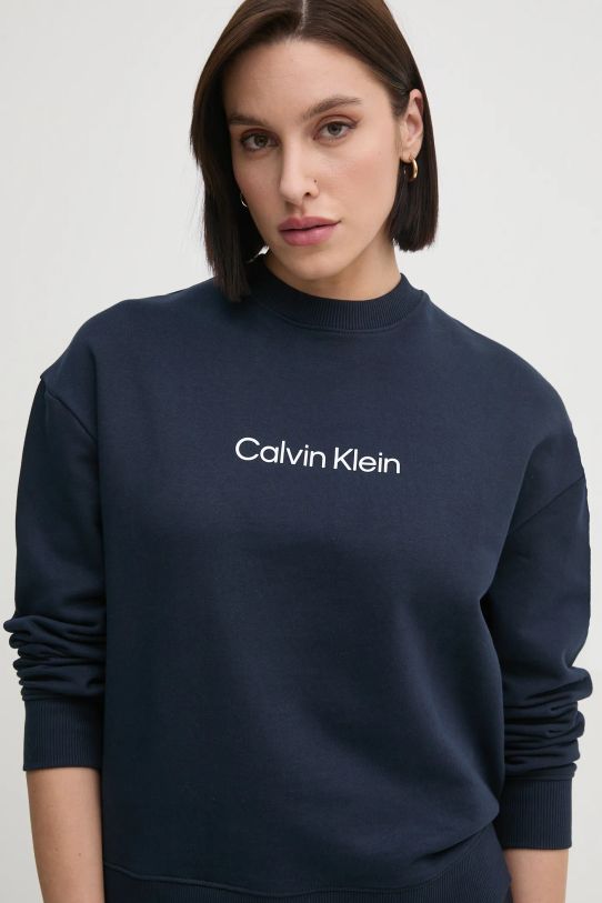 Calvin Klein bluza bawełniana granatowy K20K205450