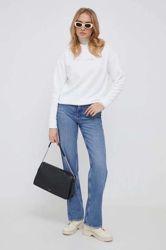 Calvin Klein bluza K20K206815 alb AW23