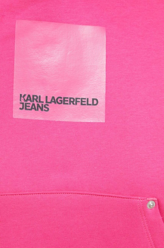 Mikina Karl Lagerfeld Jeans 236J1801 růžová