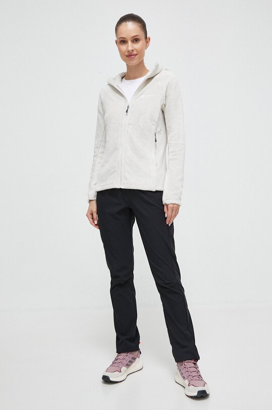 Jack Wolfskin bluza sportowa Rotwand 1710742 szary AW23