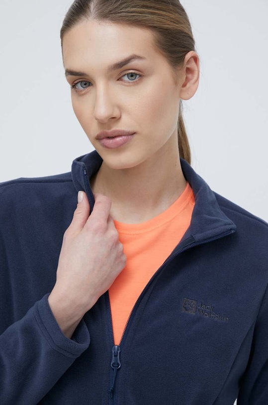 Športová mikina Jack Wolfskin Taunus tmavomodrá 1711391