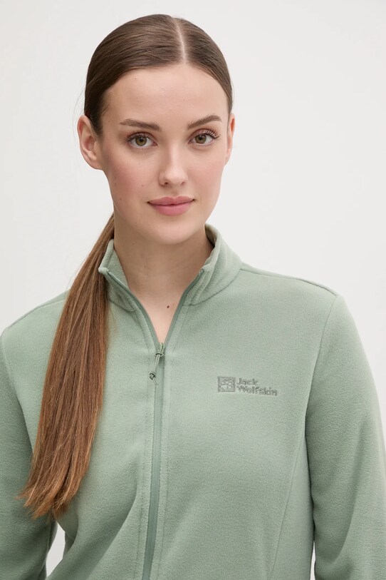 Спортивна кофта Jack Wolfskin Taunus зелений 1711391