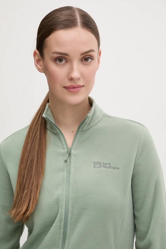 Sportovní mikina Jack Wolfskin Taunus zelená 1711391