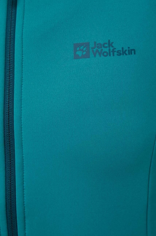 Jack Wolfskin bluza sportowa Baiselberg 1711401 turkusowy