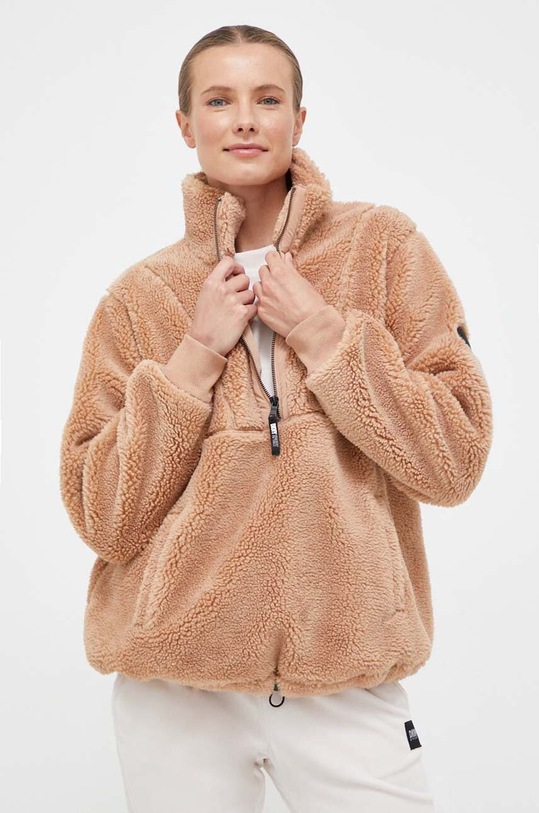 Dkny bluza bez kaptura brązowy DP3T9065