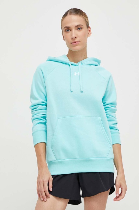Under Armour bluza z kapturem turkusowy 1379500