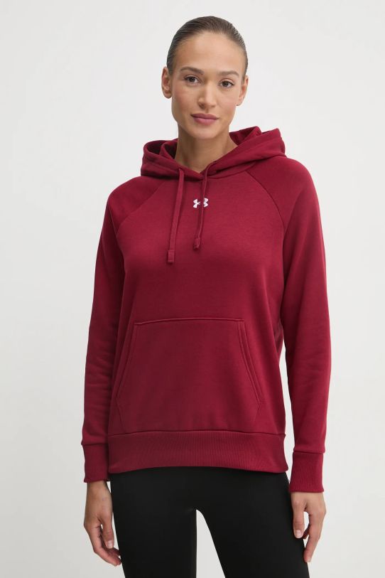 Кофта Under Armour с капюшоном бордо 1379500