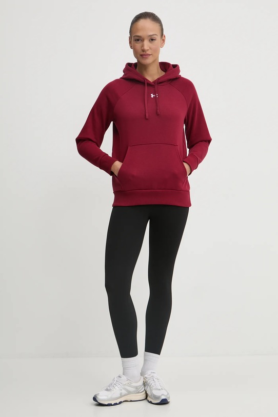 Under Armour bluza 1379500 burgundia SS25
