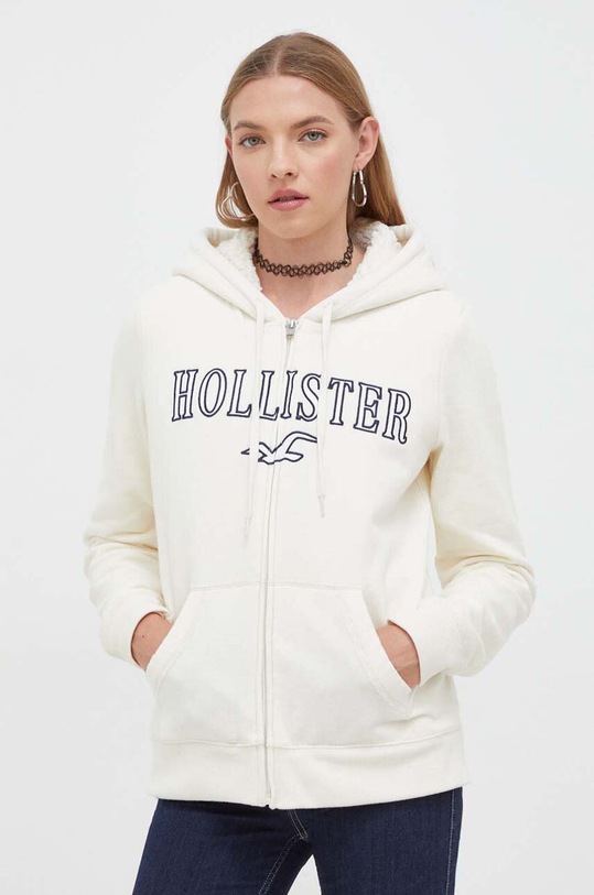 Hollister Co. bluza pozostałe beżowy KI352.3164.101