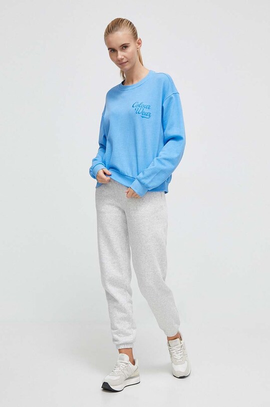 Bavlnená mikina Colourwear 7010390 modrá AW23