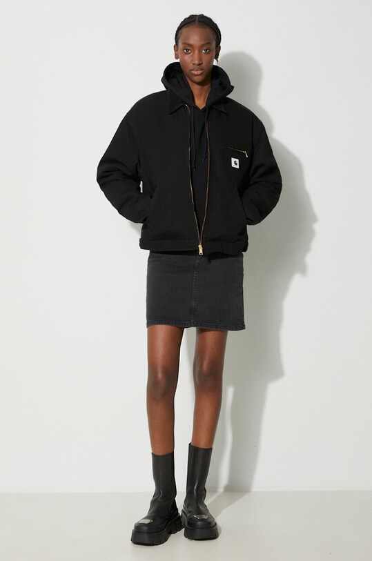 Pamučna dukserica Carhartt WIP I032644.0M4XX crna AW23