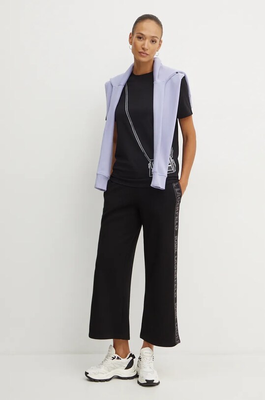 Karl Lagerfeld bluza violet 236W1831