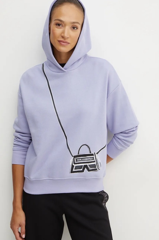 Karl Lagerfeld bluza 236W1831 violet