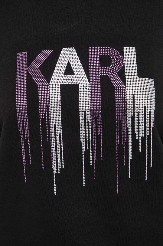 Μπλούζα Karl Lagerfeld 236W1807 μαύρο
