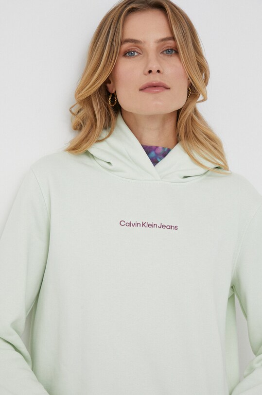 Кофта Calvin Klein Jeans зелений J20J221066