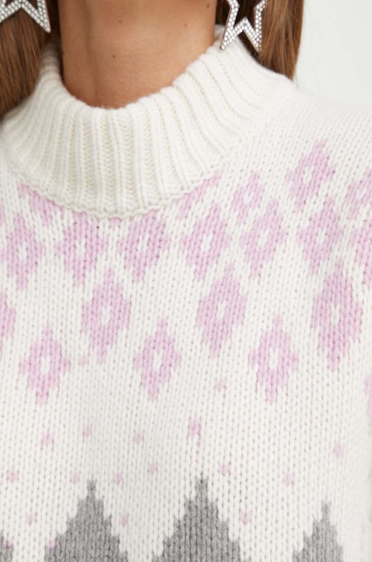 Stine Goya sweter wełniany SG5293 beżowy