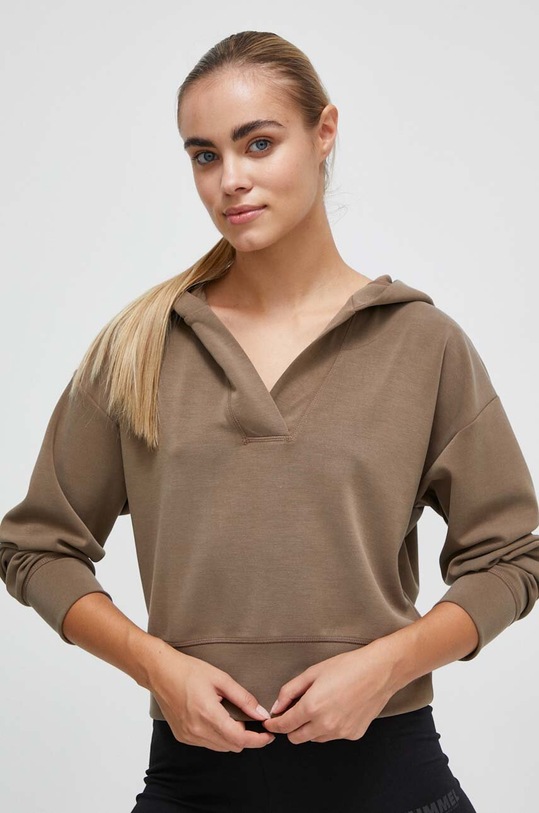 Μπλούζα Casall 23225 καφέ AW23