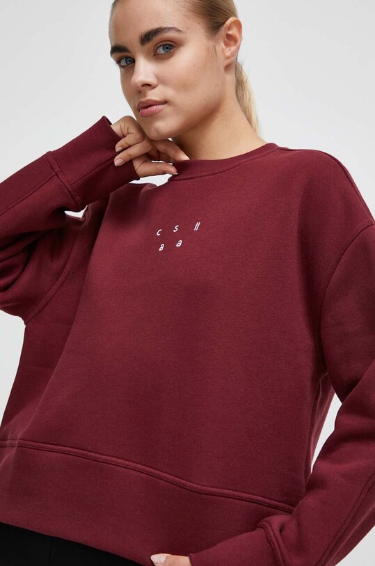 Casall bluza imprimeu burgundia 22402