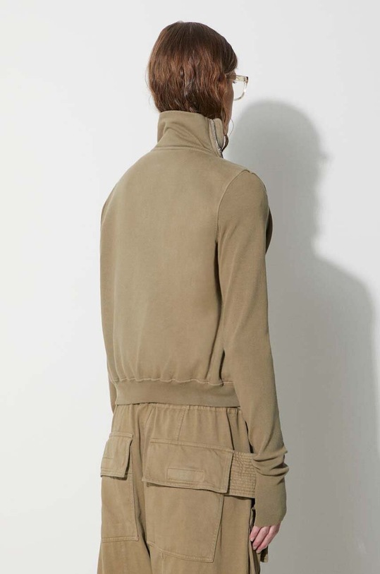 Clothing Rick Owens cotton sweatshirt DS02C5239.F green