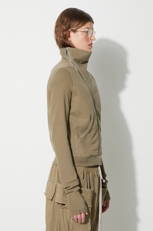 Rick Owens cotton sweatshirt DS02C5239.F green